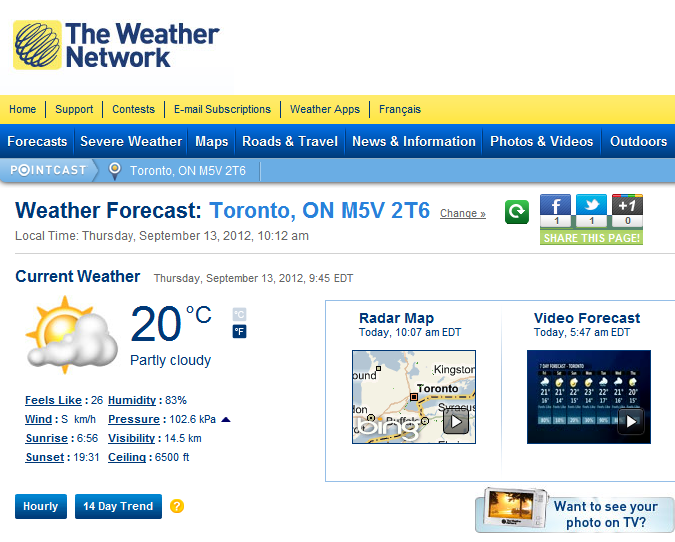 7 Day Weather Forecast London Ontario