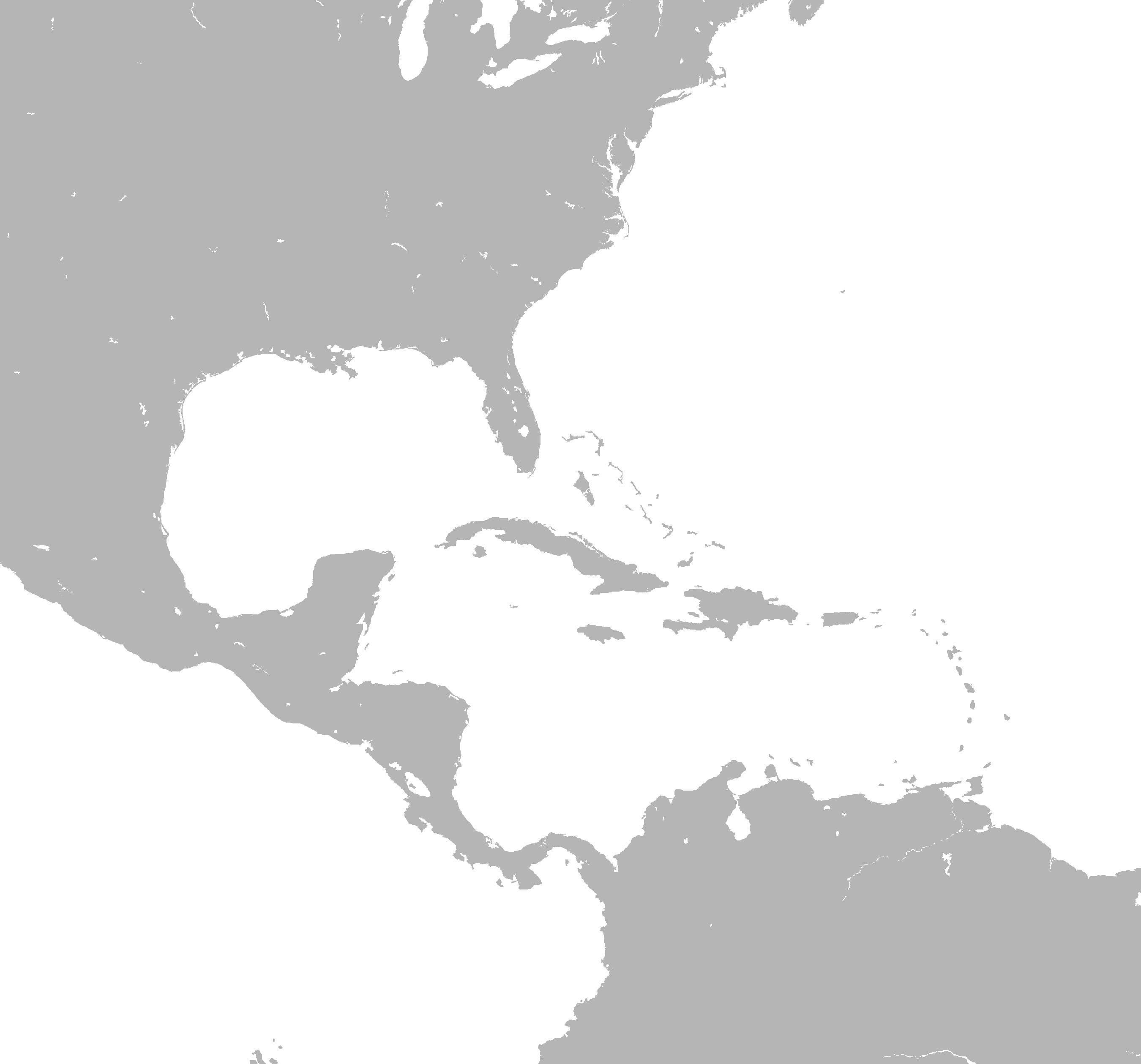 Central America Blank Map Printable