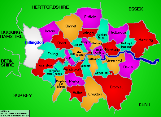 Central London Boroughs