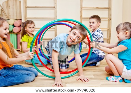 Children Playing At School