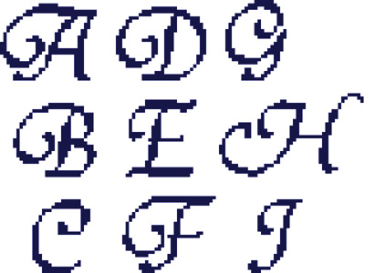 Cool Lettering Fonts Alphabet