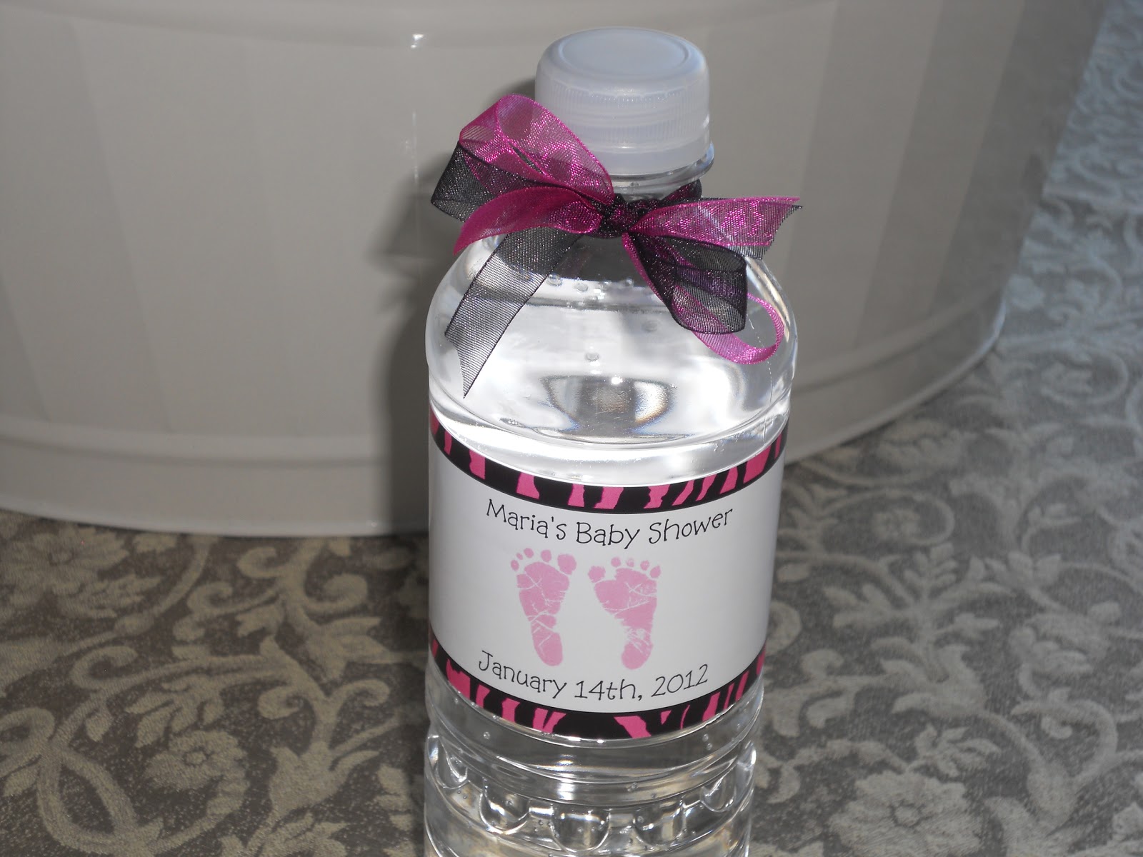 Custom Water Bottle Labels Baby Shower
