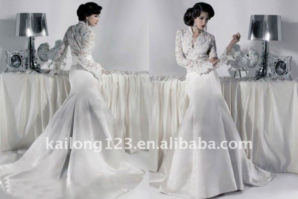 Designer Wedding Dresses Lace Sleeves