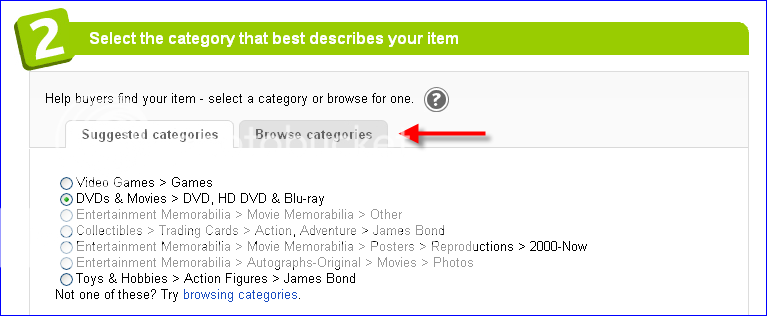 Ebay Categories List