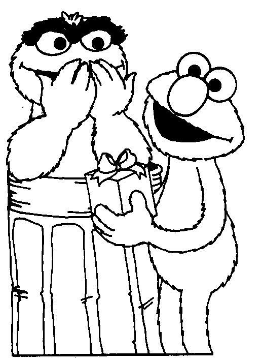 Elmo Coloring Pages Free To Print
