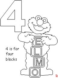Elmo Coloring Pages To Print