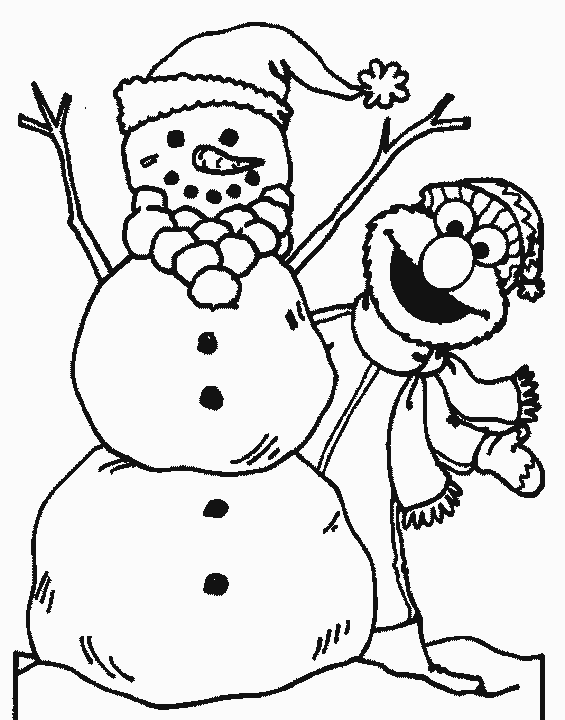 Elmo Coloring Pages To Print Free