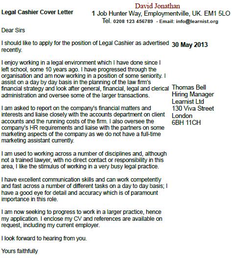 Email Covering Letter Template Uk