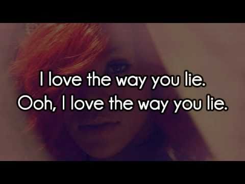 Eminem Love The Way You Lie Lyrics Clean