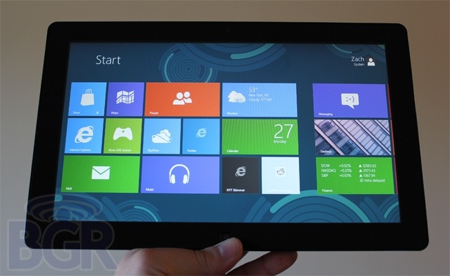 First Windows 8 Tablet Release Date