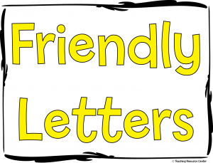 Friendly Letter Format For Kids