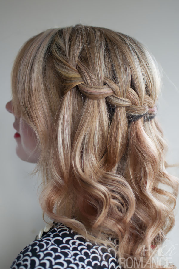 How To Do A Waterfall Braid Instructions