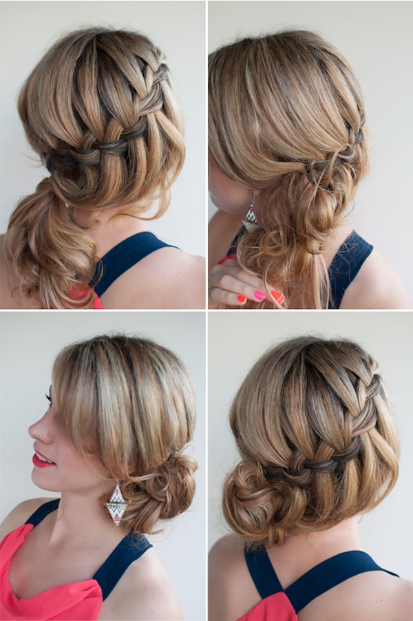 How To Do A Waterfall Braid Steps
