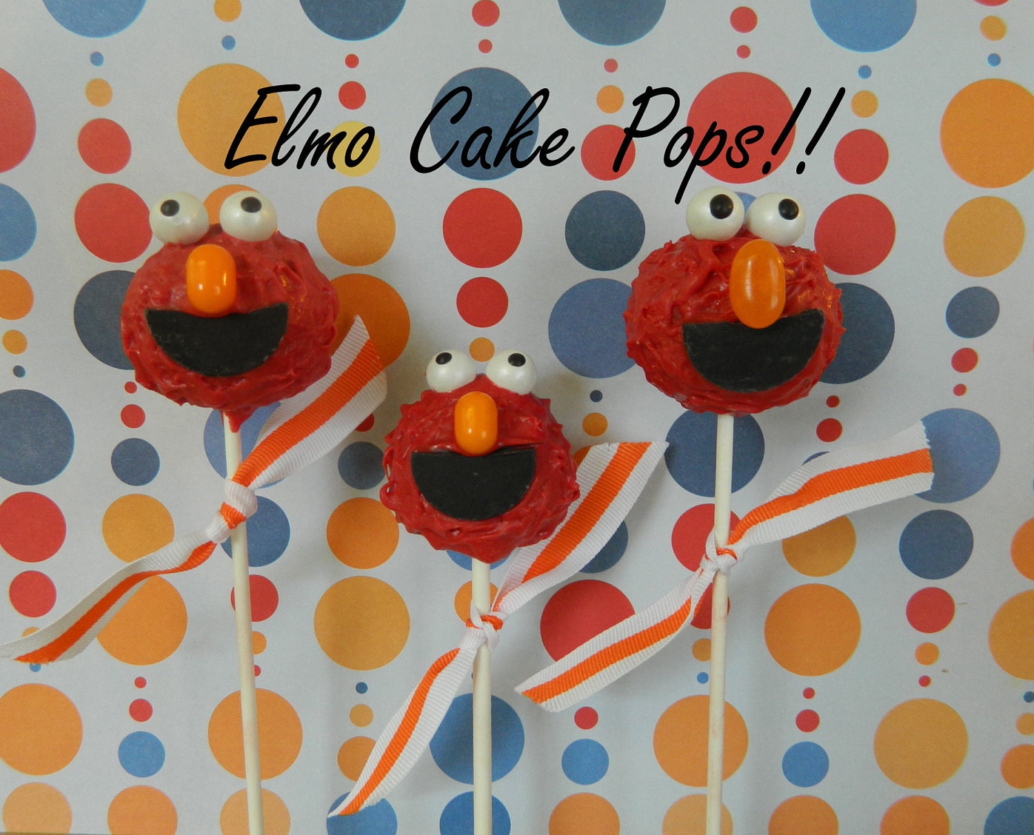 How To Make Elmo Cake Pops