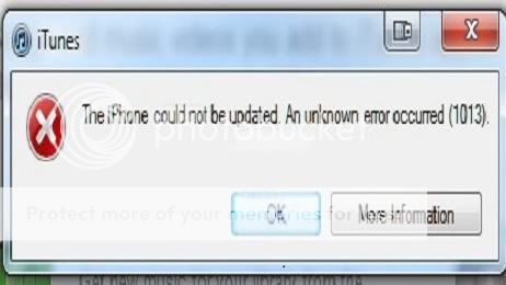 Iphone 1013 Error