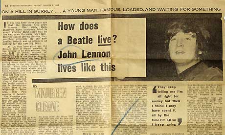 John Lennon Beatles More Popular Than Jesus