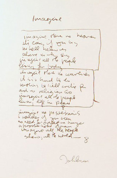 John Lennon Imagine Lyrics