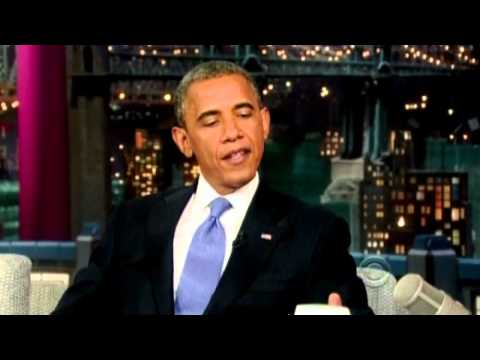 Late Show With David Letterman Obama Video