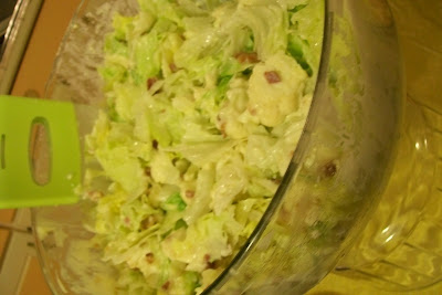 Layered Lettuce Salad With Cauliflower