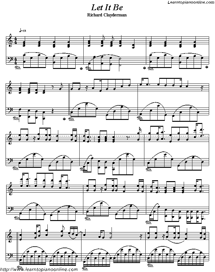 Let It Be Beatles Chords And Lyrics