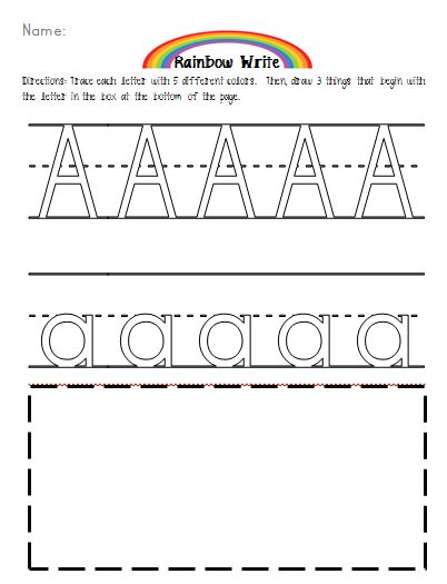 Letter Formation Sheets A Z