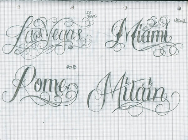 Lettering Designs For Tattoos