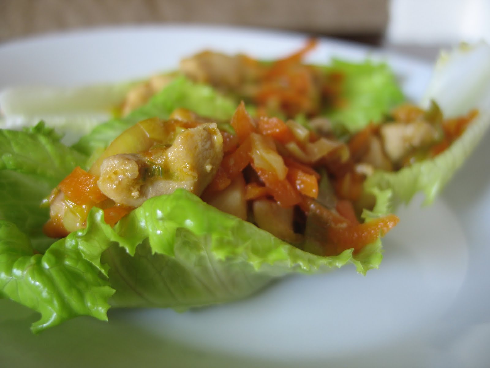 Lettuce Wraps Chicken Thighs