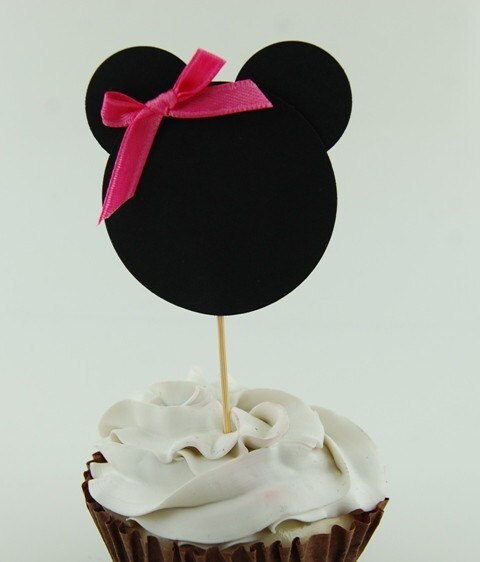 Mickey And Minnie Mouse Cake Toppers