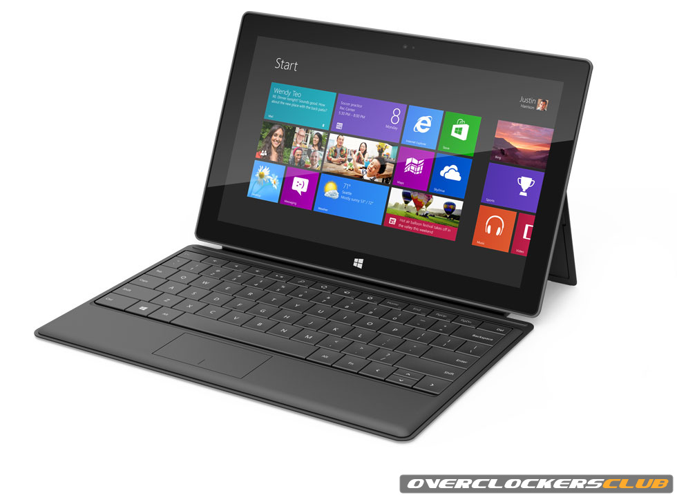 Microsoft Surface Windows 8 Tablet Specs