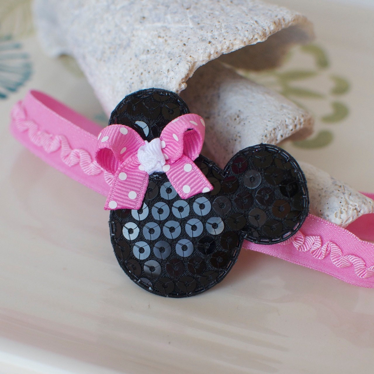 Minnie Mouse Ears Headband For Baby