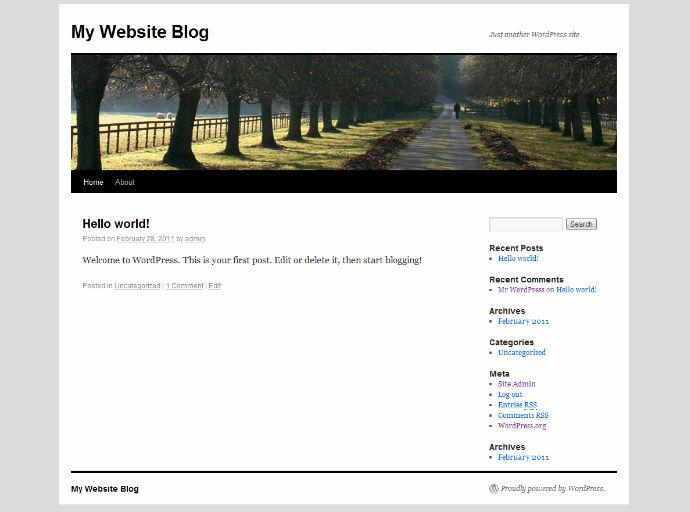 Page.php Wordpress Example