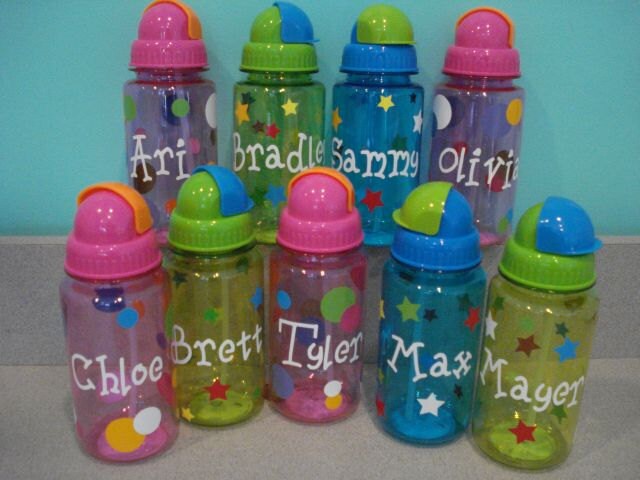 Personalized Water Bottles For Kids Party Favors