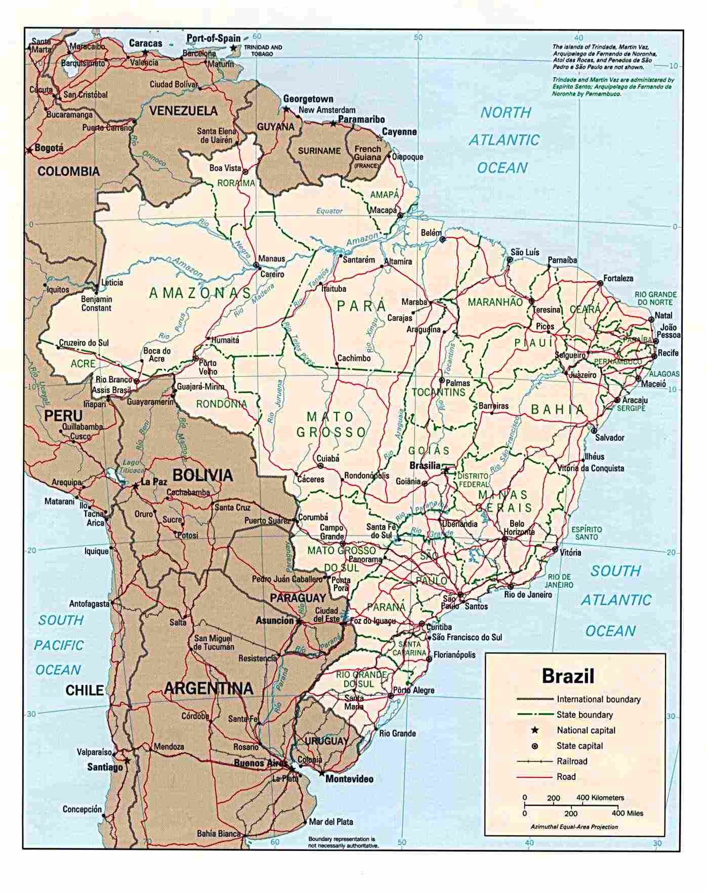Rio De Janeiro Brazil Map