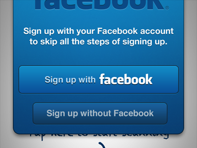 Signup With Facebook Png