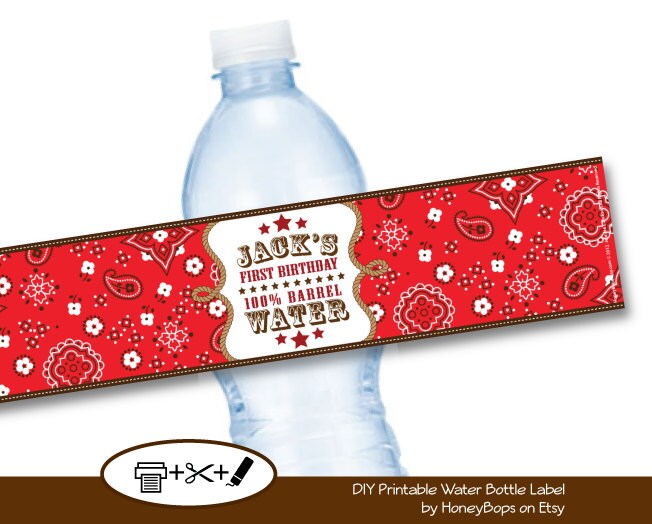 Water Bottle Labels Baby Shower Free