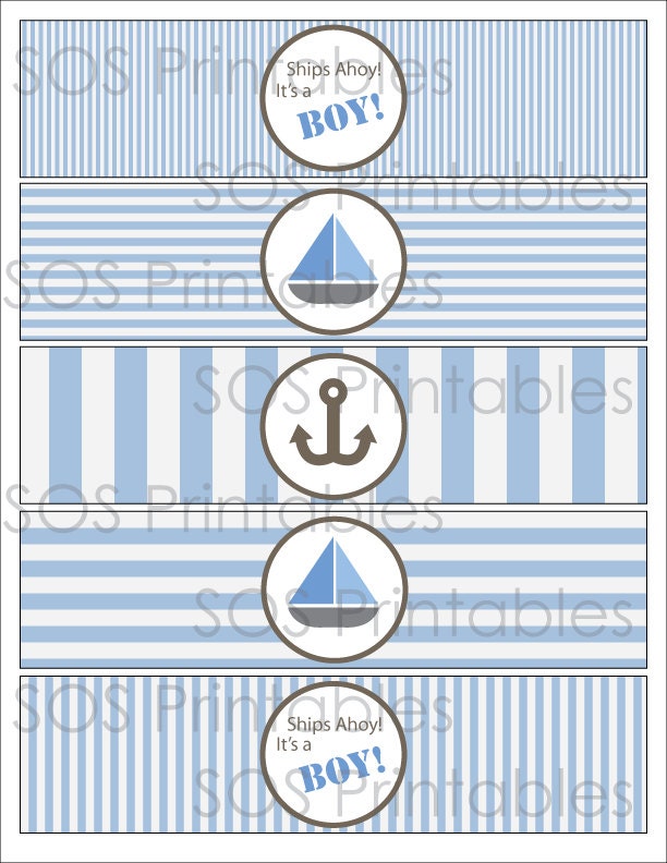 Water Bottle Labels Baby Shower Free Printable