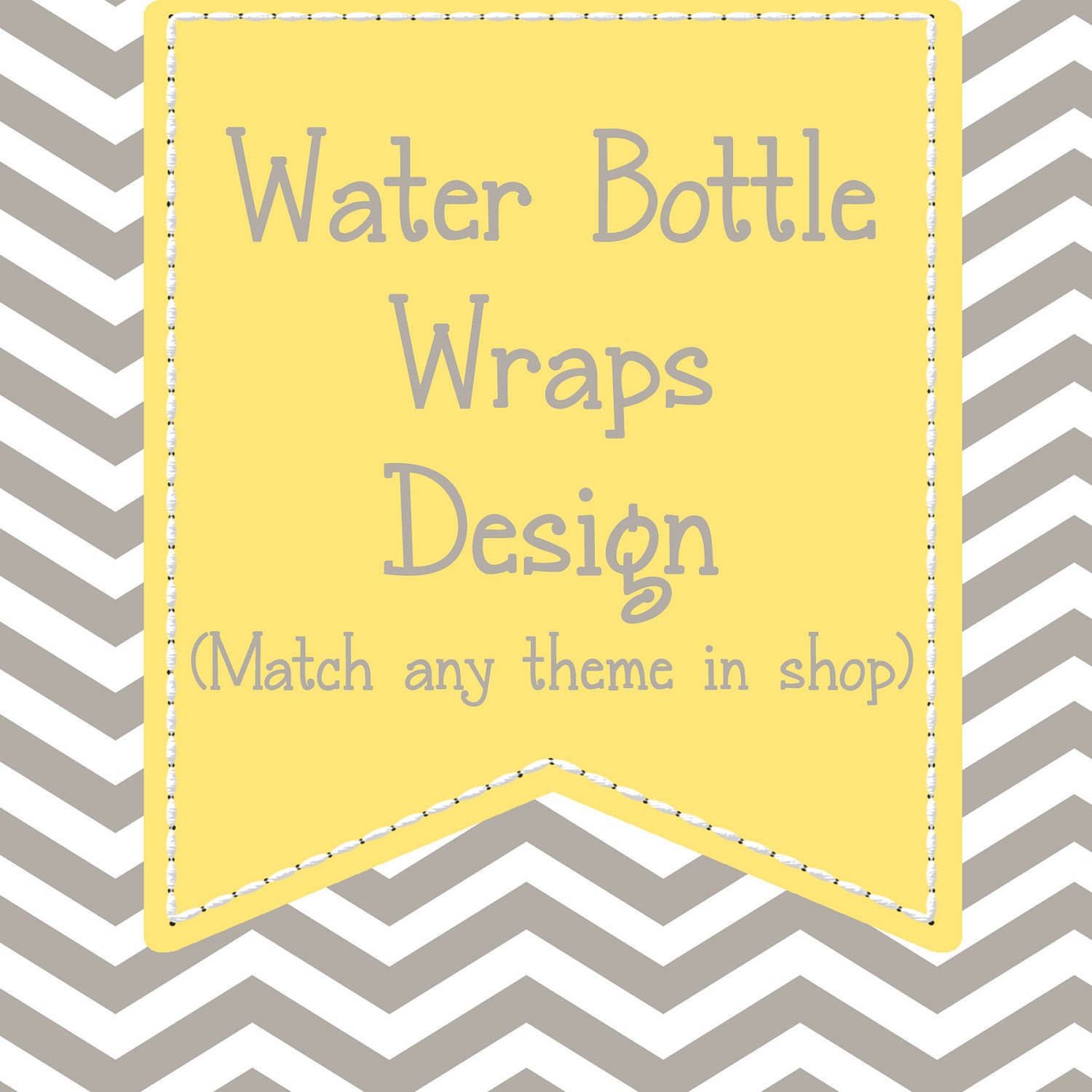 Water Bottle Labels Design