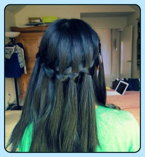 Waterfall Braid Hairstyles Tumblr