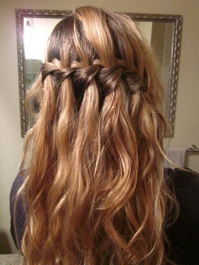 Waterfall Braid Instructions Step By Step