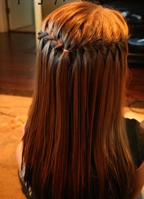 Waterfall Braid Steps With Pictures