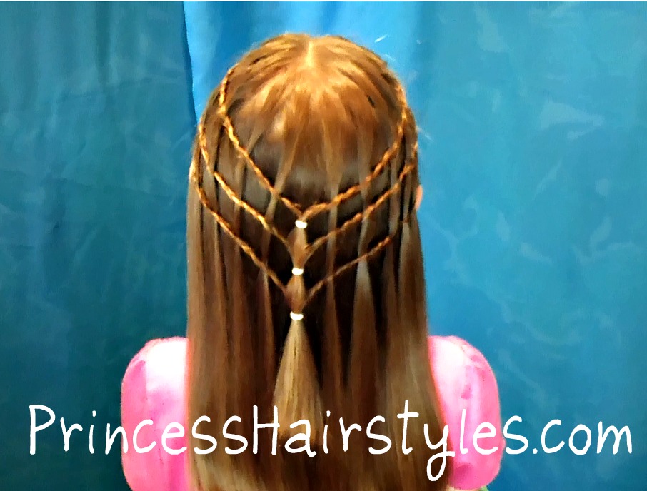 Waterfall Plait Step By Step