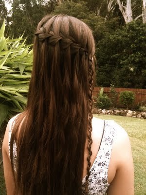 Waterfall Plait Step By Step