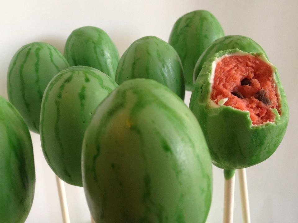Watermelon Cake Pops Recipe