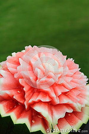 Watermelon Carving Flower