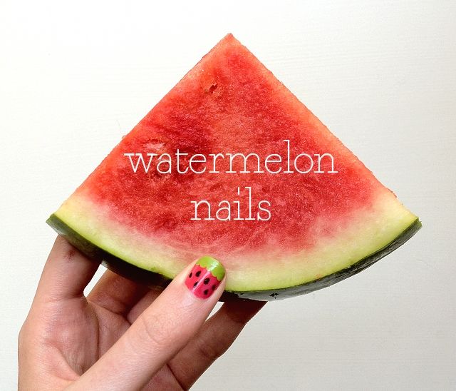 Watermelon Nails Pinterest