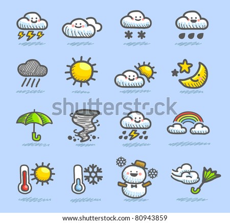 Weather Icons For Children