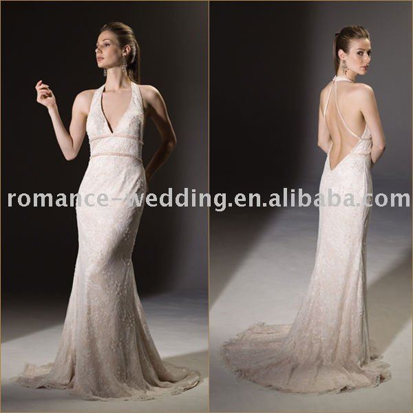 Wedding Dresses Lace Backless