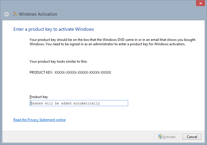 Windows 8 Pro Activation Keygen