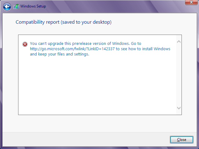 Windows 8 Rtm Install Problems