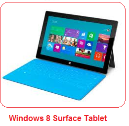 Windows 8 Tablet Surface Specs